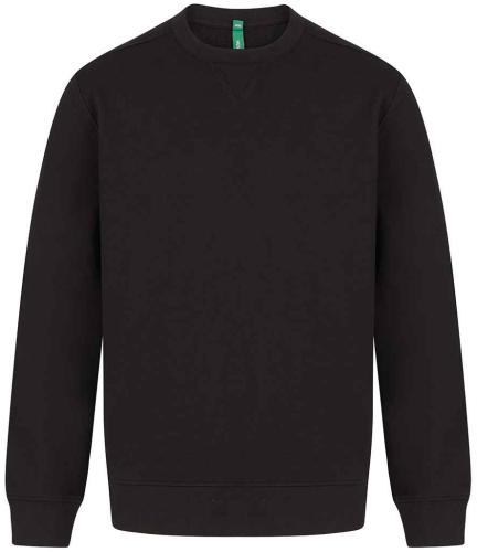Henbury Unisex Sustainable Sweatshirt - BLK - L